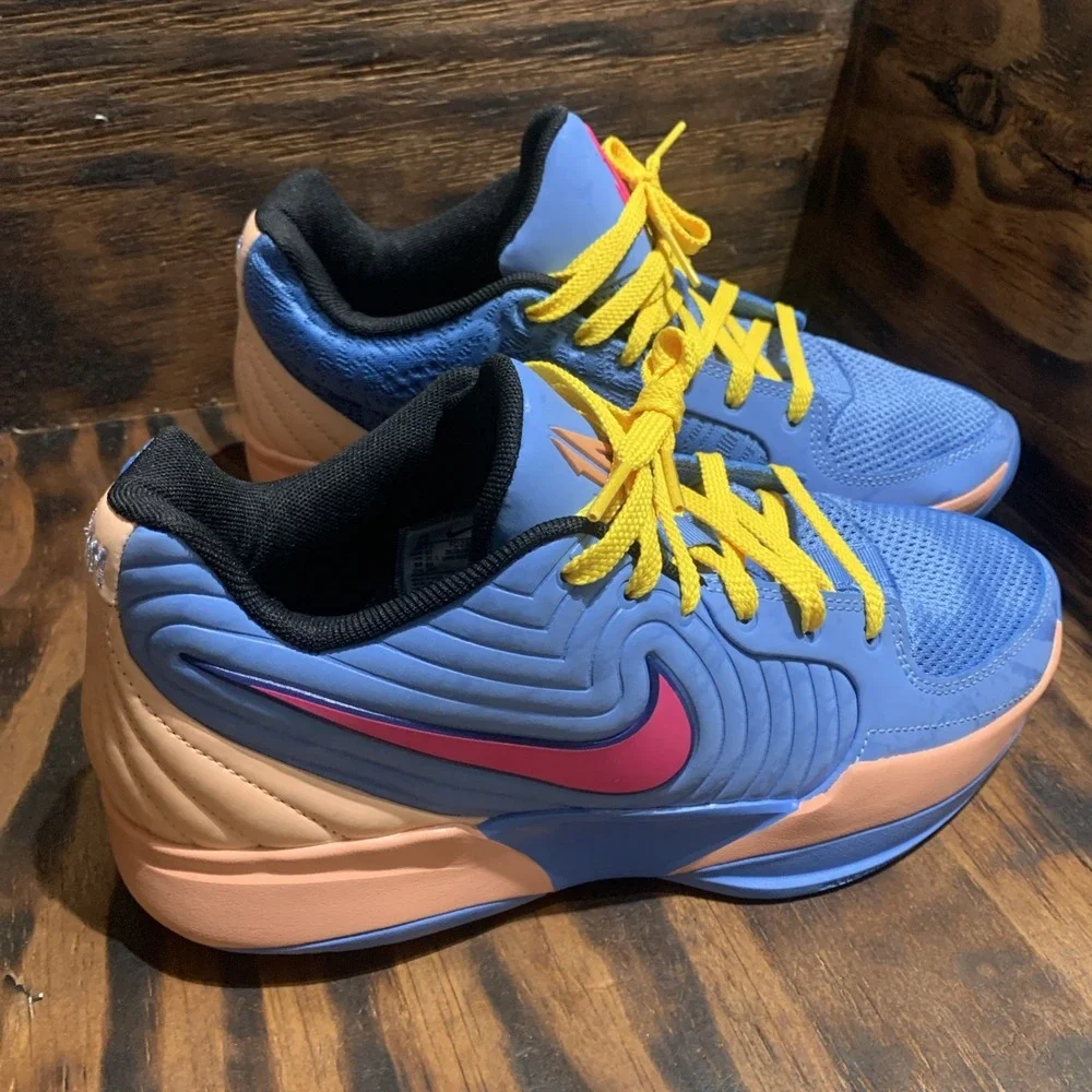 Nike Ja 2 Basketball Shoes Blue Beyond/Celestial Gold FD7328-403 Men's‎ Size 8.5